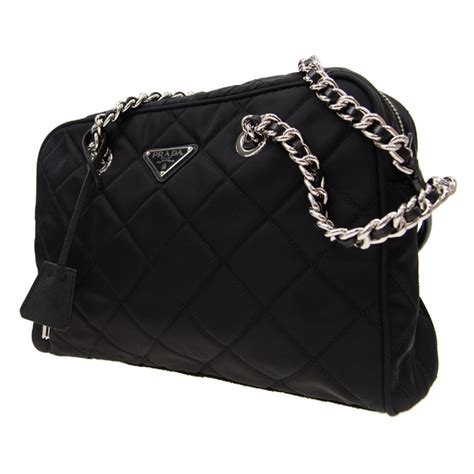 prada 1bb903 price|Prada Black Tessuto Nylon Quilted Shoulder Handbag.